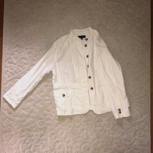Talbots White Jacket